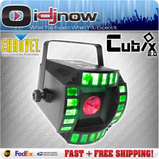 Chauvet Cubix 2 0 LED DJ DMX RGB Centerpiece Multi Color Lighting
