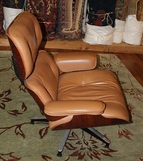 Superb Early Rosewood Herman Miller Eames Lounge Chair w Ottoman Brown