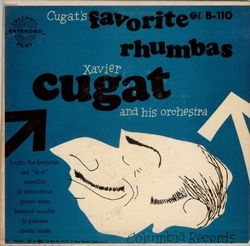 Xavier Cugat Rumba Album 2 45 EP w Art Cover 8 Songs