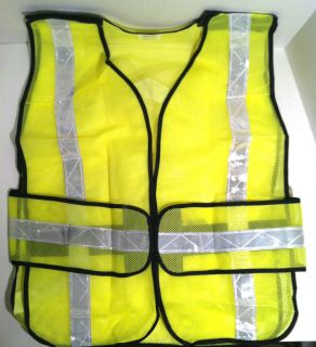 Ironwear Safety Vest Mesh Fabric Reflective Tape Breakaway Velcro OSFA