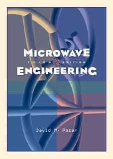 Microwave Engineering by David M Pozar 2004 Hardcover Subsequent