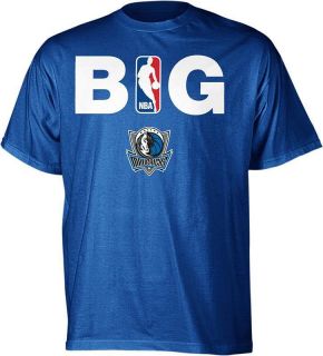 Dallas Mavericks Big NBA Logo Blue T Shirt Sz XXL