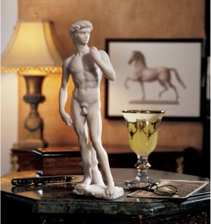 Statue of David Bonded Marble Inspired By Michelangelo Buonarrotti