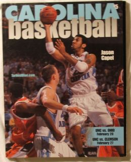 UNC Carolina Men Basketball Annuals Media Guides Lot 5