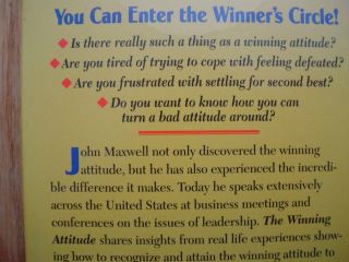 John C Maxwell The Winning Attitude Audiobook 2 Cassettes