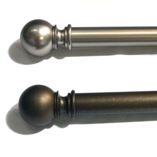 Ball Curtain Rod Three Sizes Two Colors 