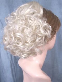Dawn Clip on Hairpiece Wig Gray 60 Silver White