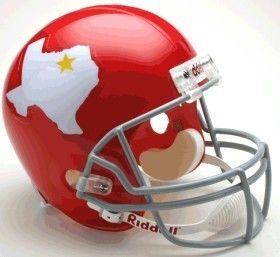 Dallas Texans 1960 Throwback Full Size Football Helmet