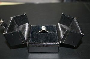 04 Carat Emerald Cushion Cut Diamond Engagement Ring