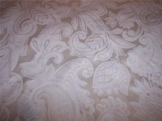  Large Flower Leaf Print Damask Fabric Upholstery Fabric 1 Yard