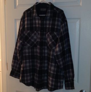 David Taylor XL Long Sleeved Black White Check Excellent Condition