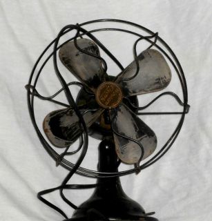  Electric Fan Model No 7704 Made in USA Antique Works AC DC 11ft