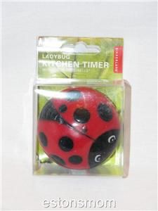 ladybug 60 minute kitchen timer super cute new