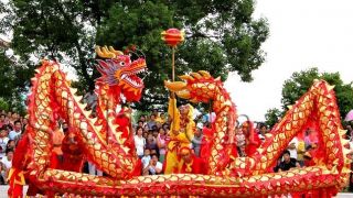 CHINESE DRAGON DANCE ORIGINAL Dragon Chinese Folk Festival Celebration