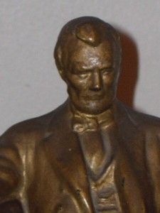 Vtg 1960s Pair of Large Abraham Lincoln Memorial Bookends Bronze
