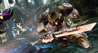  an attacking Insecticon enemy in Transformers Fall of Cybertron