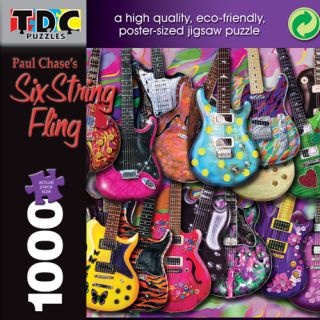 string fling 1000 piece poster sized puzzle from tdc games