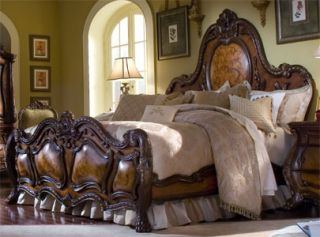 romantic french rococo queen panel bed bring the elegance of french