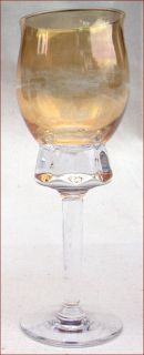  of 8 French Iridescent Colored Roemer Rhine Wine Glass Lorraine 1940