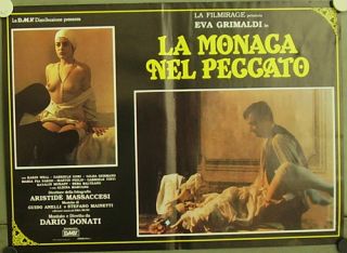 HV04 Joe DAmato Monaca Nel Peccato 6 Orig Poster Italy