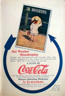 1909 10 Coca Cola Circle Arrow Housekeeper Ads DArcy
