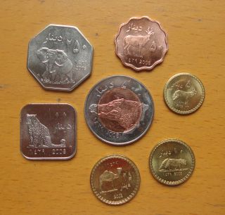 Darfur Coins Set of 7 Coins 2008 UNC 〓