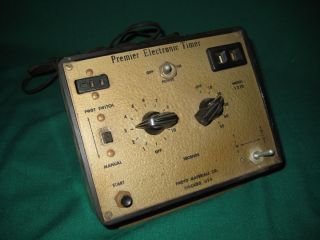 Vintage Master Darkroom Timer Premier Electronic Photo Materials Co