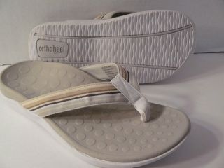 Super Deal Orthaheel Shoes Womens Island Thong Sandal Tan US 10 EUR