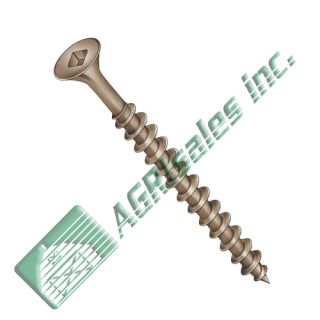 10 x 3 SS Square Drive Deck Screw 100 Pieces