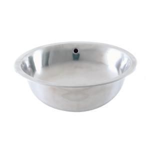 DecoLav Simply Stainless Drop in Undermount Bathroom Sink Brushed 1300
