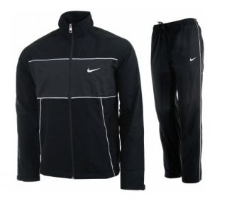 Block Tracksuit Warm Up Size L Black Gray Jacket Pants Training