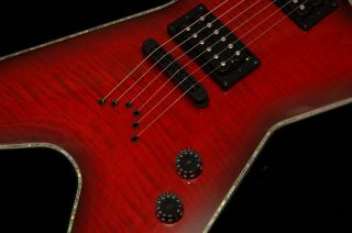 New Dean ml Archtop 3000 Hardtail Guitar in Cherry
