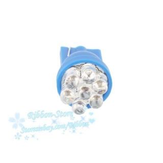 2X New Deep Blue T10 7 LED Wedge Dashboard Light 168 194 2825