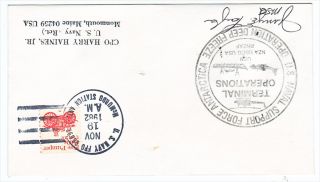  Naval Support 1982 Operation Deep Freeze Force Antarctica Cover