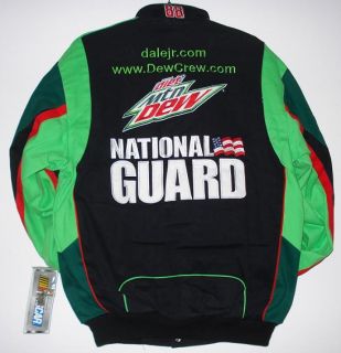  NASCAR Dale Earnhardt Jr Diet Mountain Dew Embroidered Cotton Jacket