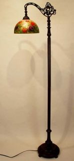 Dale Tiffany Hand Painted Roses Floor Lamp Last One