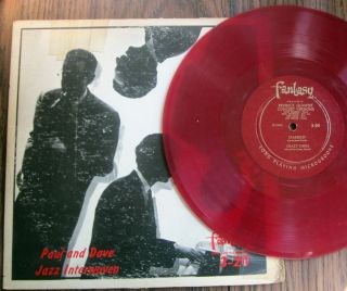 DAVE BRUBECK & PAUL DESMOND Jazz Interwoven FANTASY 3 20 RED Vinyl 10