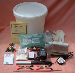 This kit contains everything required to plate items overnight with a