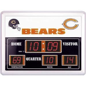 Chicago Bears Scoreboard Clock Date Temperature Time