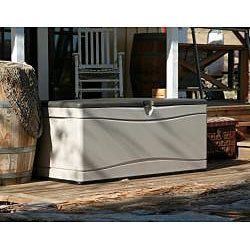 Lifetime 130 Gallon Deck Storage Box Patio Yard Outdoor Home Bin Tools