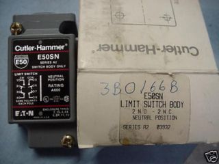 New Cutler Hammer Limit Switch E50SN