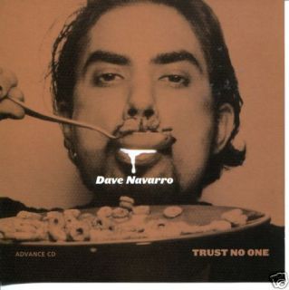 Dave Navarro Trust No One Promo Advance CD