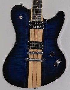 Schecter Dan Donegan Flamed Blue Burst Neck thru Electric Guitar