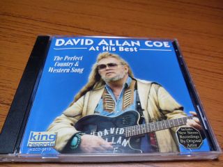 At His Best by David Allan COE CD Jan 2002 King