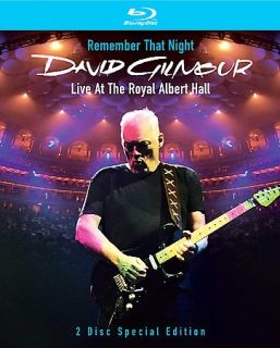 Gilmour, David Remember That Night Live At The Royal Albert Hall Blu