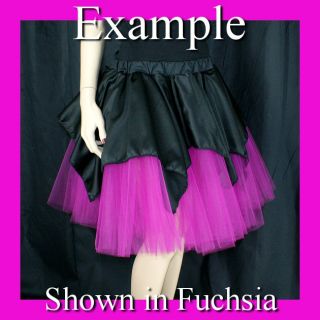 Tulle and Satin Fae Skirt Ballet Dance Tutu Adult Small