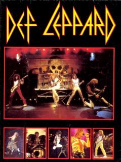Def Leppard 1983 Rock Till You Drop Tour Poster Program