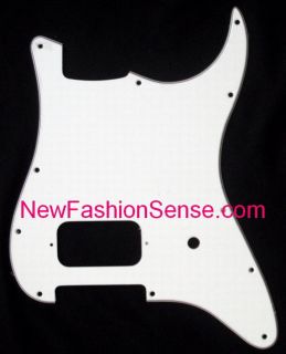 Brand New White Black White Tom Delonge Fender Style 3 Ply Pickguard