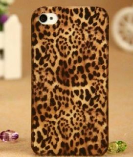 Leopard Print Skin Pattern Back Case Cover Skin for iPhone 4 4S