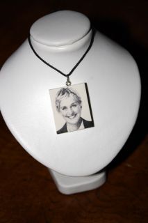 Ellen DeGeneres   Celebrity Pendant & Necklace   OOAK Handmade